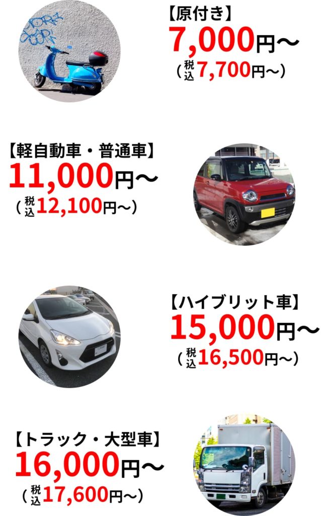 料金表